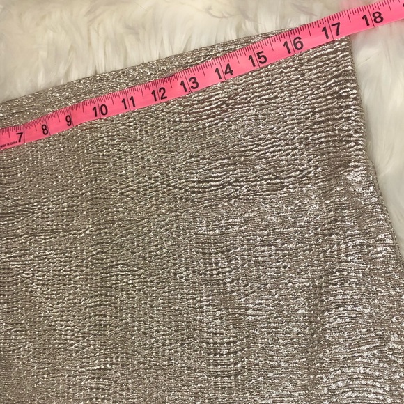 Decree Champagne Color, Shiny mini Skirt XL - Picture 5 of 8